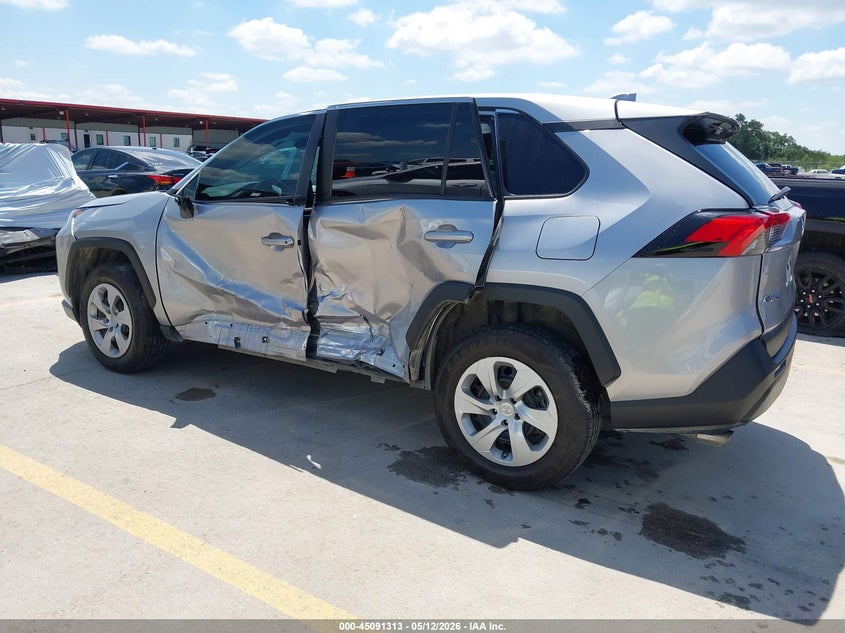 2022 Toyota Rav 4 VIN 2T3F1RFV7NC302453 IAAI salvage auction — LEFT SIDE, Original (Texas), sold $7,100 on 2026-07-30 (photo 3)