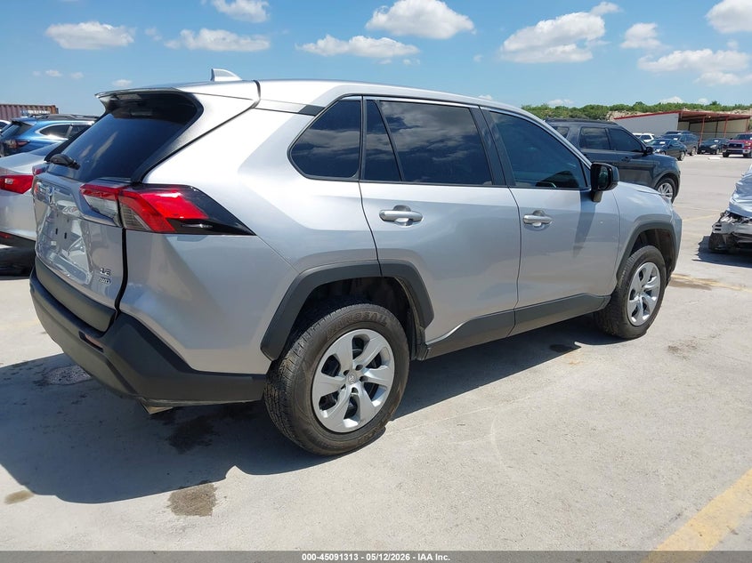 2022 Toyota Rav 4 VIN 2T3F1RFV7NC302453 IAAI salvage auction — LEFT SIDE, Original (Texas), sold $7,100 on 2026-07-30 (photo 4)