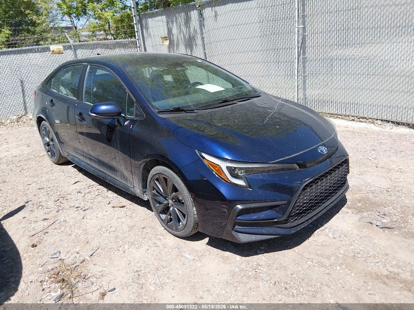 2023 Toyota Corolla VIN 5YFS4MCE1PP165342 IAAI salvage auction — HAIL, Salvage (Tennessee), sold $9,125 on 2026-07-08 (photo 1)