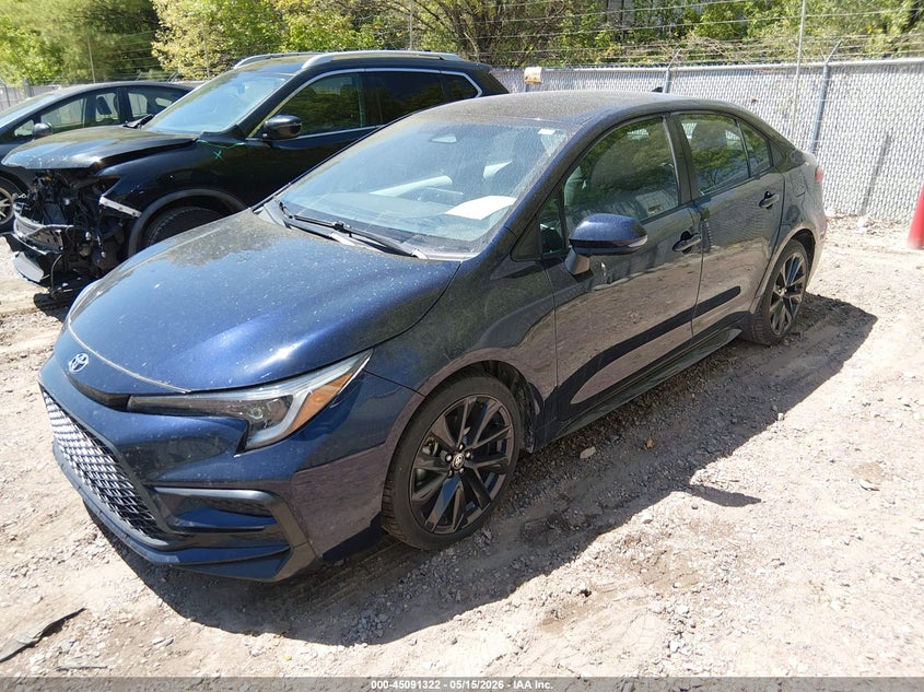 2023 Toyota Corolla VIN 5YFS4MCE1PP165342 IAAI salvage auction — HAIL, Salvage (Tennessee), sold $9,125 on 2026-07-08 (photo 2)