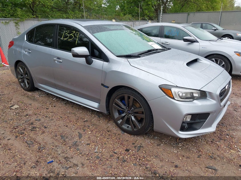 2017 Subaru Wrx VIN JF1VA1L66H9820864 IAAI salvage auction — HAIL, Clear (Wisconsin), sold $1,250 on 2026-07-29 (photo 1)