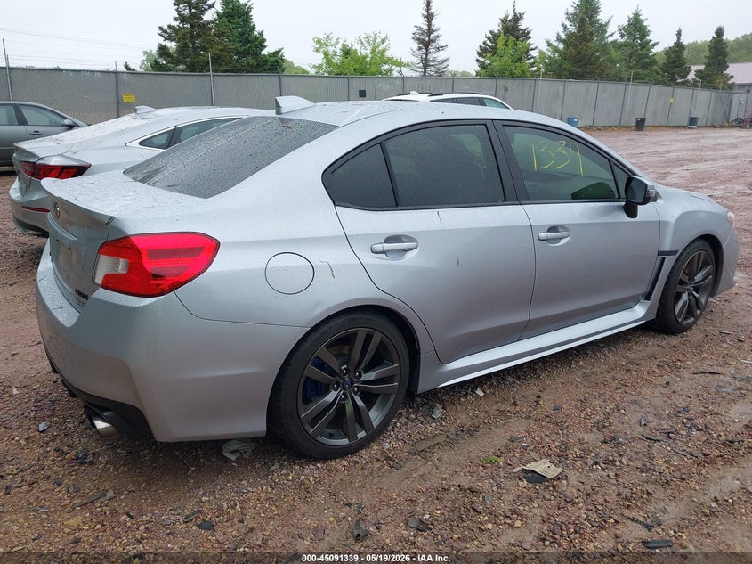 2017 Subaru Wrx VIN JF1VA1L66H9820864 IAAI salvage auction — HAIL, Clear (Wisconsin), sold $1,250 on 2026-07-29 (photo 4)