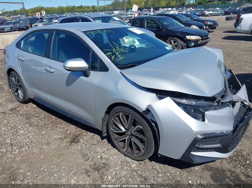 2020 Toyota Corolla VIN 5YFS4RCE6LP043387 IAAI salvage auction — NORMAL WEAR, Clear (New York), sold $3,500 on 2026-07-28 (photo 1)