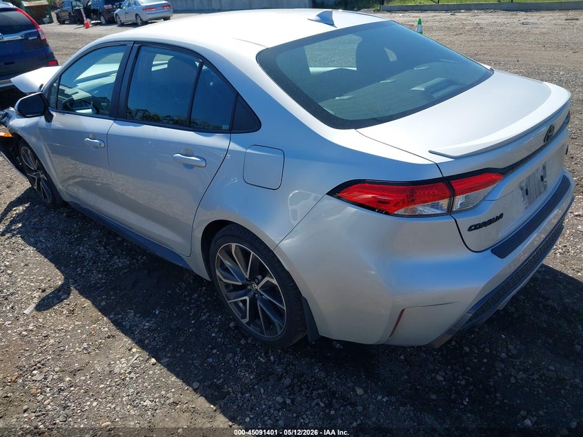 2020 Toyota Corolla VIN 5YFS4RCE6LP043387 IAAI salvage auction — NORMAL WEAR, Clear (New York), sold $3,500 on 2026-07-28 (photo 3)