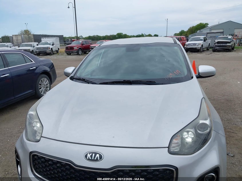 2017 Kia Sportage VIN KNDPMCAC7H7110754 IAAI salvage auction — HAIL, Salvage (Iowa), sold $3,175 on 2026-07-13 (photo 6)