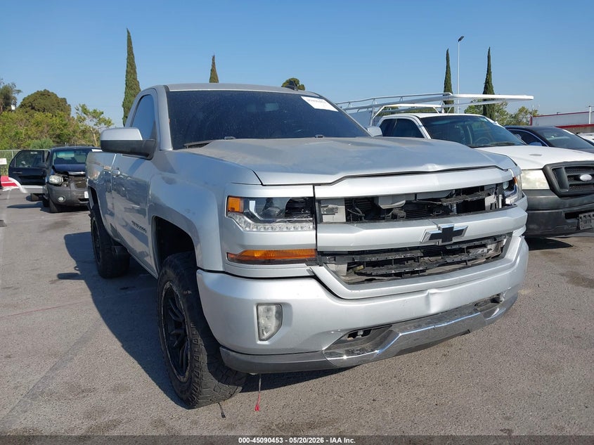 2016 Chevrolet Silverado VIN 1GCNCREC9GZ284514 IAAI salvage auction — FRONT END, Salvage (California), sold $10,250 on 2026-07-09 (photo 1)