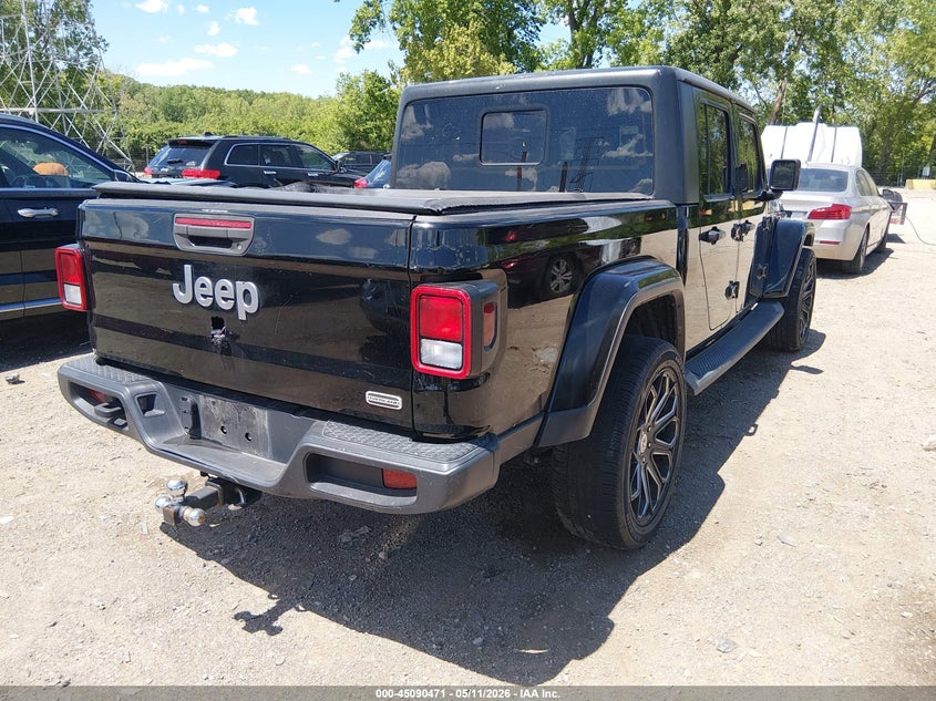 2021 Jeep Gladiator VIN 1C6HJTFG9ML548063 IAAI salvage auction — FRONT END, Salvage Title, sold $10,000 on 2026-08-24 (photo 4)