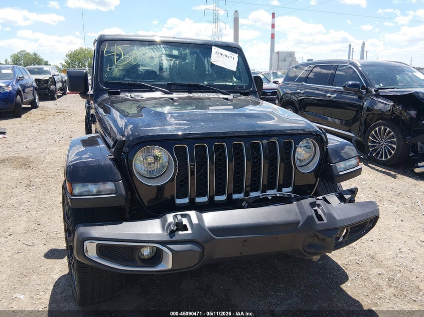 2021 Jeep Gladiator VIN 1C6HJTFG9ML548063 IAAI salvage auction — FRONT END, Salvage Title, sold $10,000 on 2026-08-24 (photo 6)