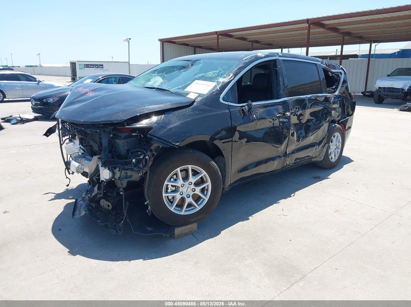 2025 Chrysler Pacifica VIN 2C4RC1BG4SR557355 IAAI salvage auction — FRONT END, Original (Texas), sold $25 on 2026-08-01 (photo 2)