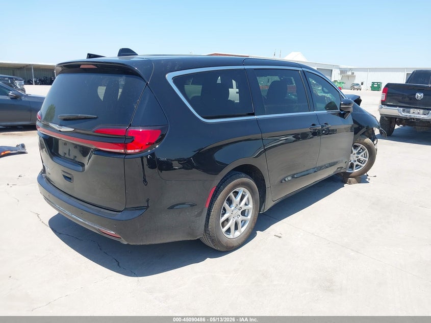 2025 Chrysler Pacifica VIN 2C4RC1BG4SR557355 IAAI salvage auction — FRONT END, Original (Texas), sold $25 on 2026-08-01 (photo 4)