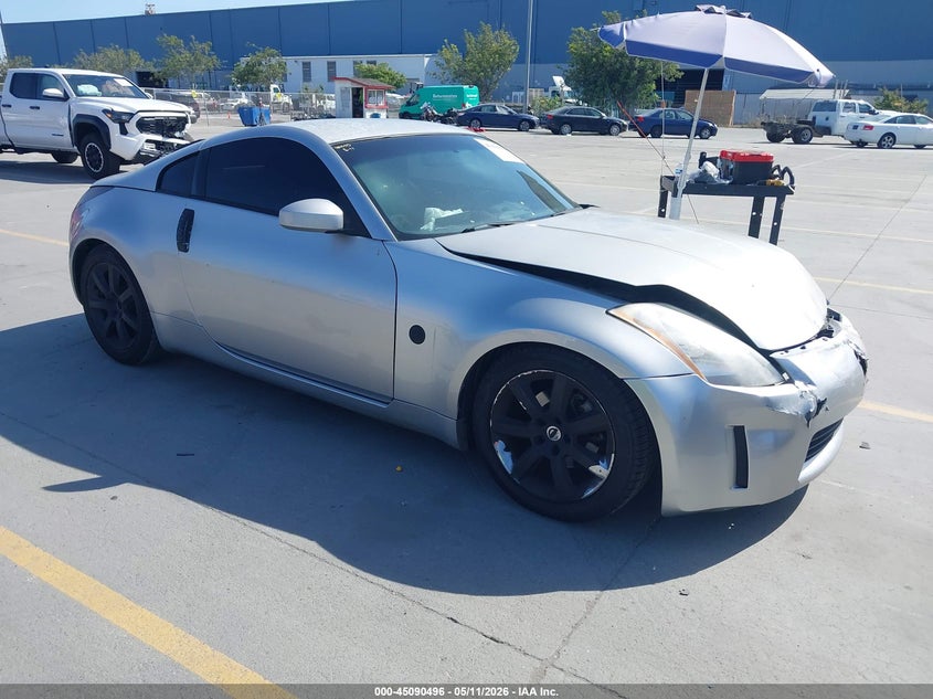 2003 Nissan 350z VIN JN1AZ34E43T000056 IAAI salvage auction — FRONT END, Salvage (California), sold $225 on 2026-07-29 (photo 1)