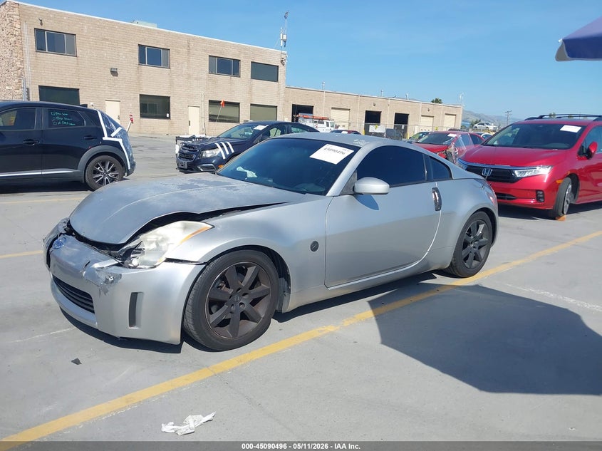 2003 Nissan 350z VIN JN1AZ34E43T000056 IAAI salvage auction — FRONT END, Salvage (California), sold $225 on 2026-07-29 (photo 2)