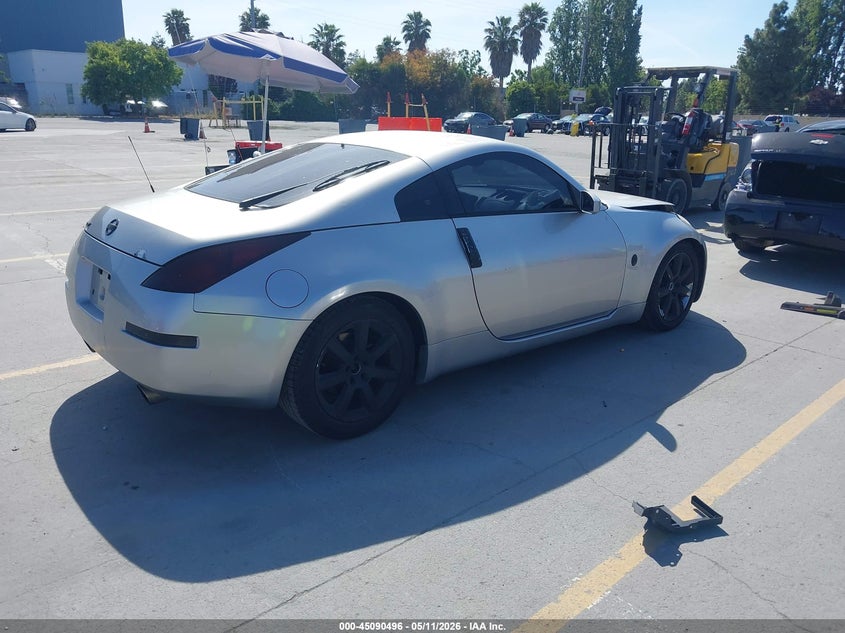 2003 Nissan 350z VIN JN1AZ34E43T000056 IAAI salvage auction — FRONT END, Salvage (California), sold $225 on 2026-07-29 (photo 4)