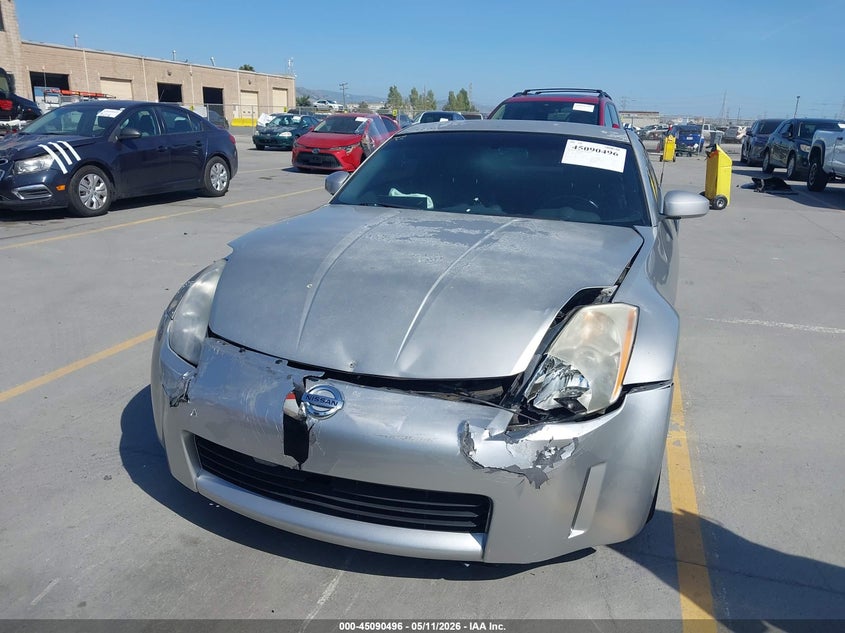 2003 Nissan 350z VIN JN1AZ34E43T000056 IAAI salvage auction — FRONT END, Salvage (California), sold $225 on 2026-07-29 (photo 6)