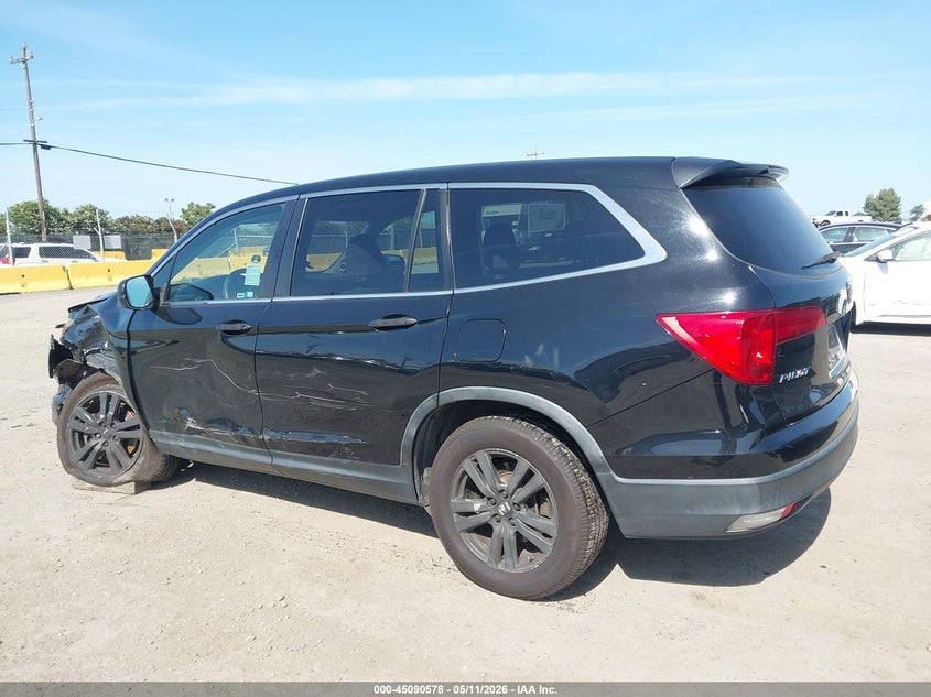 2016 Honda Pilot VIN 5FNYF5H19GB023798 IAAI salvage auction — LEFT FRONT, Salvage (California), sold $2,400 on 2026-07-09 (photo 3)