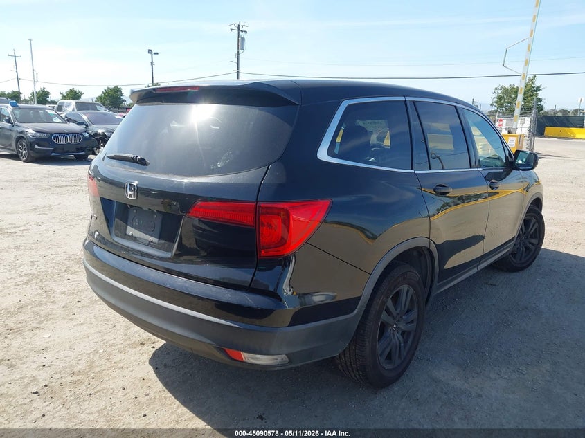2016 Honda Pilot VIN 5FNYF5H19GB023798 IAAI salvage auction — LEFT FRONT, Salvage (California), sold $2,400 on 2026-07-09 (photo 4)