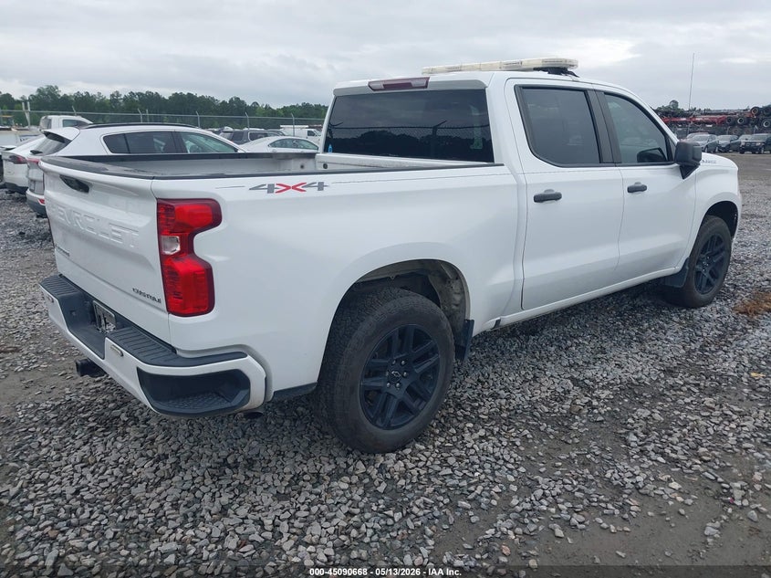 2022 Chevrolet Silverado VIN 1GCPDBEK8NZ587995 IAAI salvage auction — REAR END, Clear (South Carolina), sold $9,150 on 2026-07-31 (photo 4)