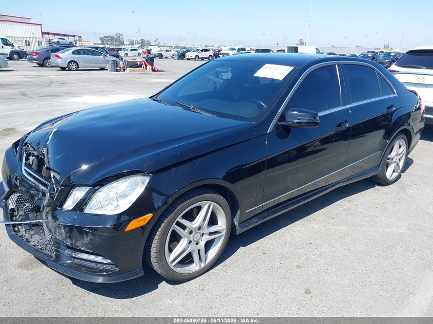 2012 Mercedes-benz E-klasse VIN WDDHF5KBXCA554910 IAAI salvage auction — FRONT END, Salvage (California), sold $825 on 2026-07-09 (photo 2)