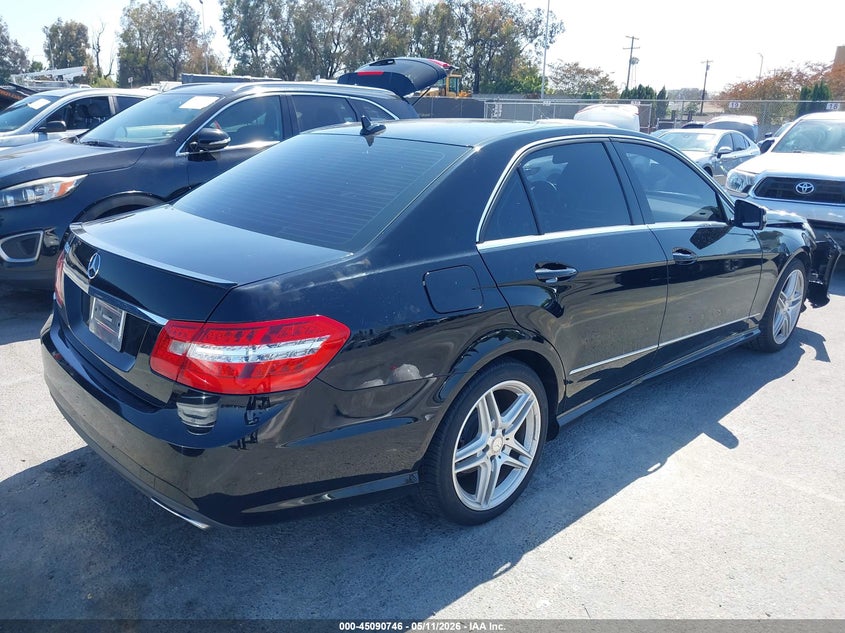 2012 Mercedes-benz E-klasse VIN WDDHF5KBXCA554910 IAAI salvage auction — FRONT END, Salvage (California), sold $825 on 2026-07-09 (photo 4)