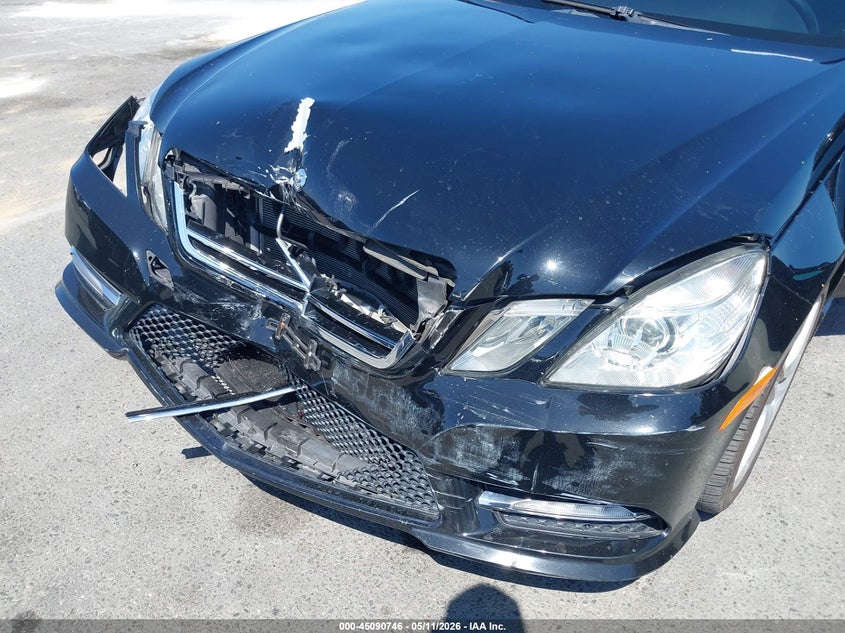 2012 Mercedes-benz E-klasse VIN WDDHF5KBXCA554910 IAAI salvage auction — FRONT END, Salvage (California), sold $825 on 2026-07-09 (photo 6)