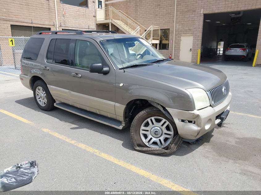 2004 Mercury Mountaineer VIN 4M2DU86W24ZJ50493 IAAI salvage auction — RIGHT FRONT, Salvage (California), sold $575 on 2026-07-27 (photo 1)