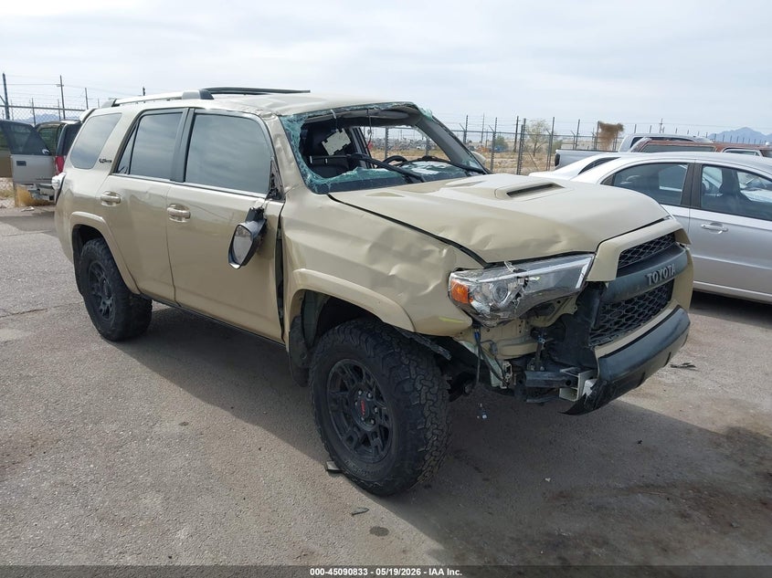 2016 Toyota 4runner VIN JTEBU5JR6G5354833 IAAI salvage auction — ROLLOVER, Non-Repairable (Arizona), sold $6,800 on 2026-07-23 (photo 1)