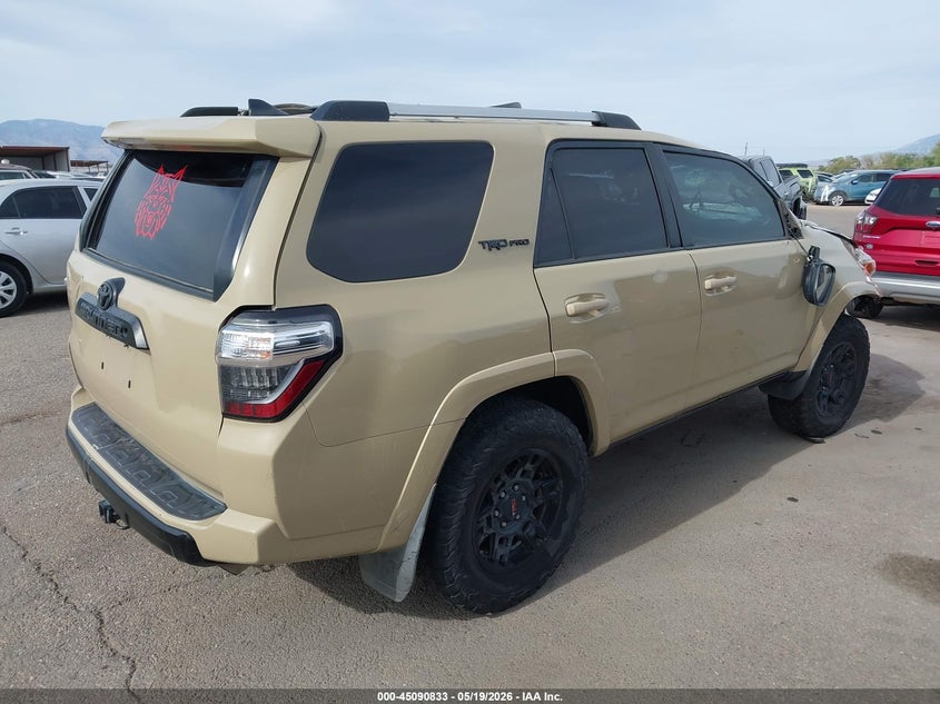 2016 Toyota 4runner VIN JTEBU5JR6G5354833 IAAI salvage auction — ROLLOVER, Non-Repairable (Arizona), sold $6,800 on 2026-07-23 (photo 4)