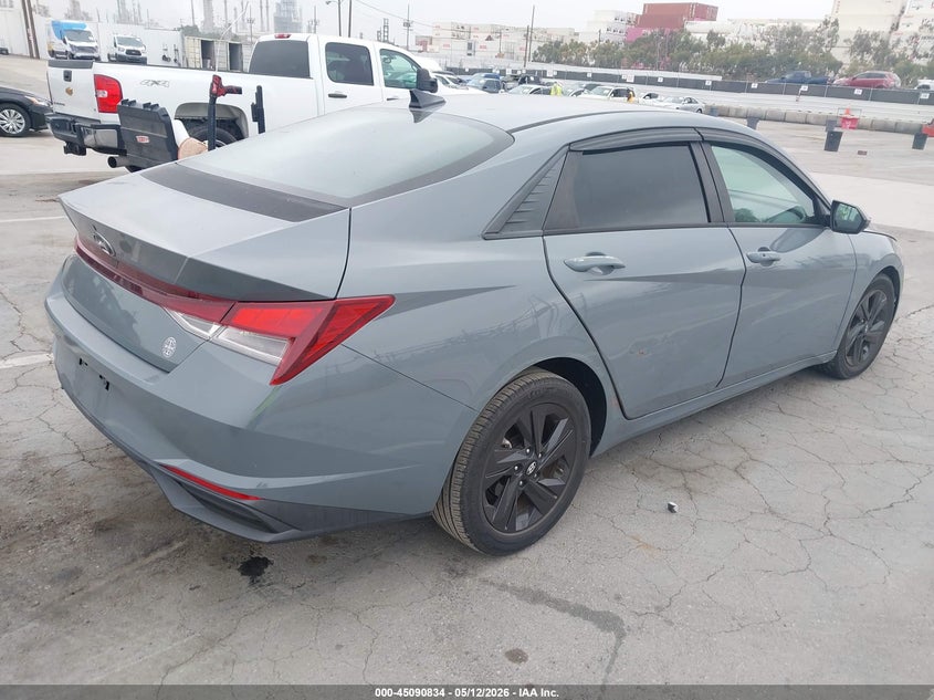 2021 Hyundai Elantra VIN KMHLM4AG4MU156508 IAAI salvage auction — FRONT END, Salvage (California), sold $4,925 on 2026-07-08 (photo 4)