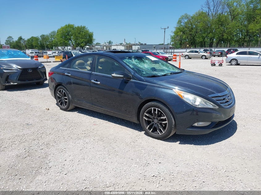 2013 Hyundai Sonata VIN 5NPEC4AC1DH671537 IAAI salvage auction — HAIL, Clear (Missouri), sold $575 on 2026-07-13 (photo 1)