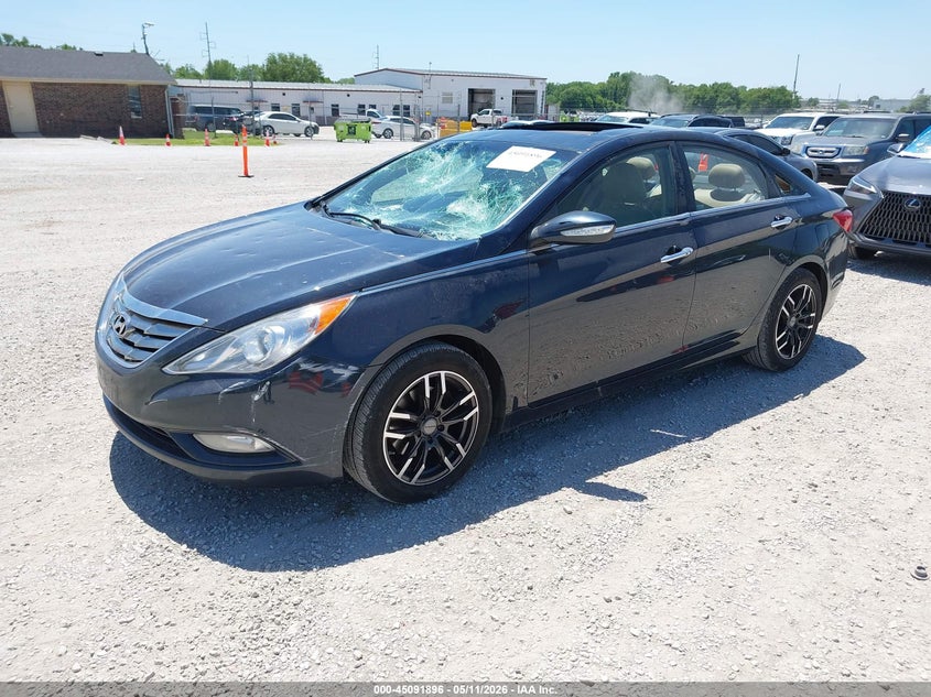 2013 Hyundai Sonata VIN 5NPEC4AC1DH671537 IAAI salvage auction — HAIL, Clear (Missouri), sold $575 on 2026-07-13 (photo 2)