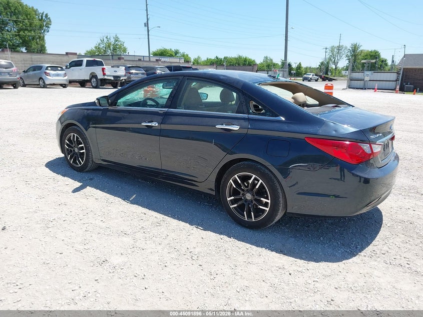 2013 Hyundai Sonata VIN 5NPEC4AC1DH671537 IAAI salvage auction — HAIL, Clear (Missouri), sold $575 on 2026-07-13 (photo 3)