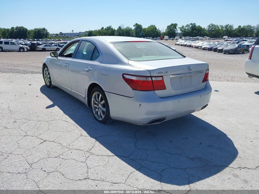 2008 Lexus Ls 460 VIN JTHBL46F485075154 IAAI salvage auction — HAIL, Salvage (Missouri), sold $675 on 2026-07-20 (photo 3)