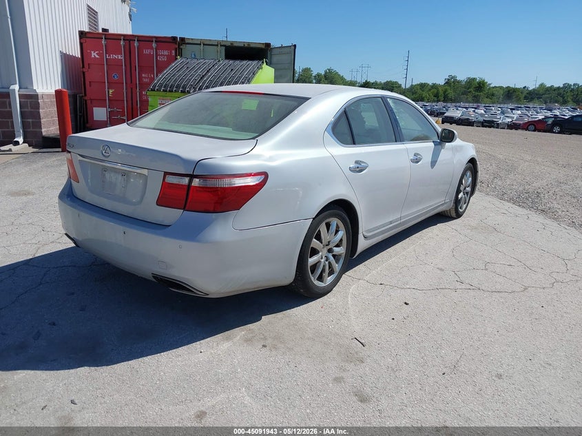 2008 Lexus Ls 460 VIN JTHBL46F485075154 IAAI salvage auction — HAIL, Salvage (Missouri), sold $675 on 2026-07-20 (photo 4)