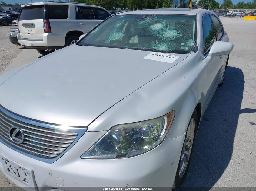 2008 Lexus Ls 460 VIN JTHBL46F485075154 IAAI salvage auction — HAIL, Salvage (Missouri), sold $675 on 2026-07-20 (photo 6)