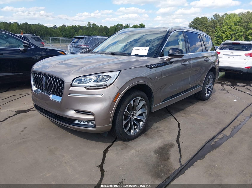 2021 Lincoln Aviator VIN 5LMYJ8XY3MNL00837 IAAI salvage auction — REAR END, Salvage (North Carolina), sold $9,900 on 2026-07-29 (photo 2)