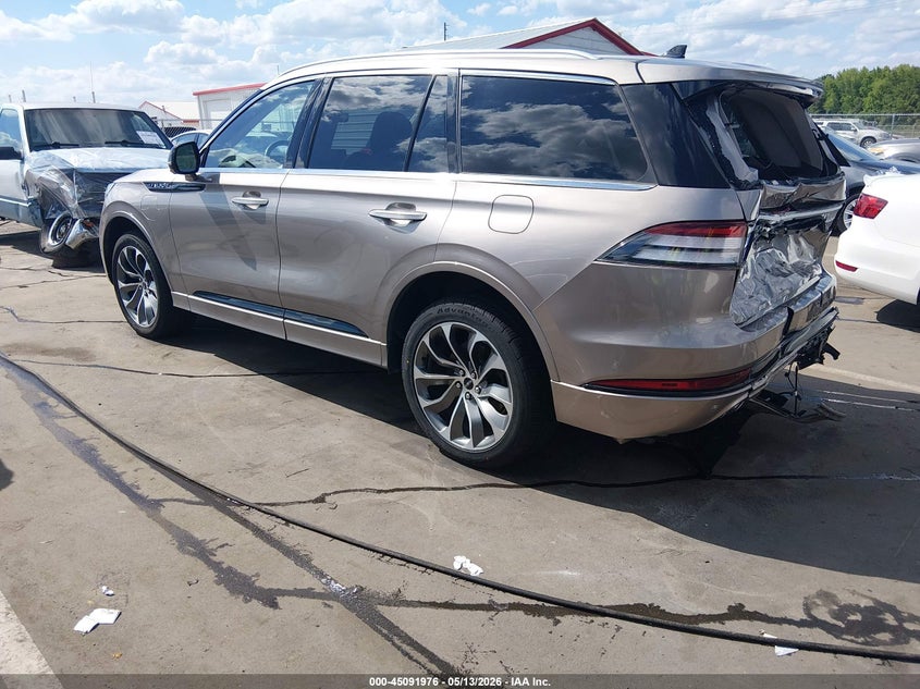 2021 Lincoln Aviator VIN 5LMYJ8XY3MNL00837 IAAI salvage auction — REAR END, Salvage (North Carolina), sold $9,900 on 2026-07-29 (photo 3)