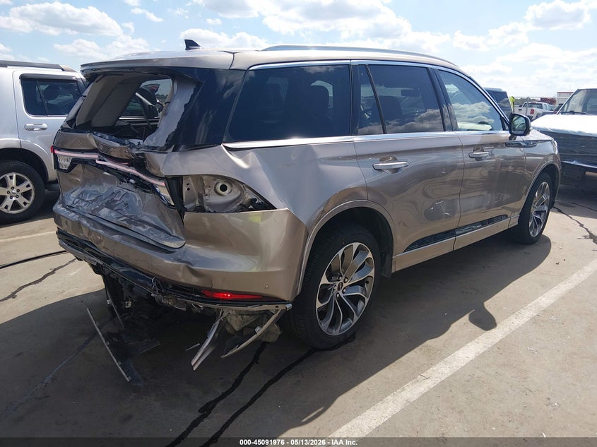 2021 Lincoln Aviator VIN 5LMYJ8XY3MNL00837 IAAI salvage auction — REAR END, Salvage (North Carolina), sold $9,900 on 2026-07-29 (photo 4)
