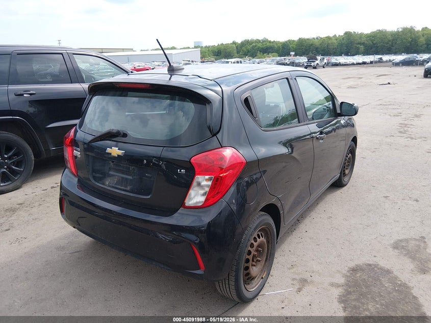 2016 Chevrolet Spark VIN KL8CB6SA0GC632496 IAAI salvage auction — HAIL, Salvage (Ohio), sold $275 on 2026-07-28 (photo 4)