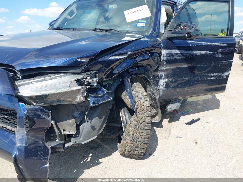 2021 Toyota 4runner VIN JTEFU5JR7M5243012 IAAI salvage auction — LEFT SIDE, Salvage (Texas), sold $6,100 on 2026-07-22 (photo 6)