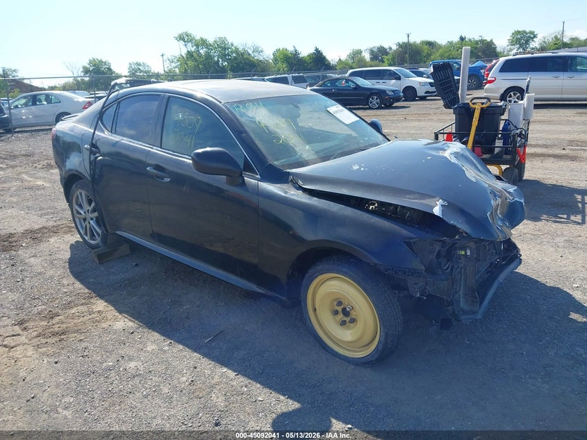 2008 Lexus Is VIN JTHBK262185052404 IAAI salvage auction — NORMAL WEAR, Clear (Virginia), sold $325 on 2026-07-14 (photo 1)