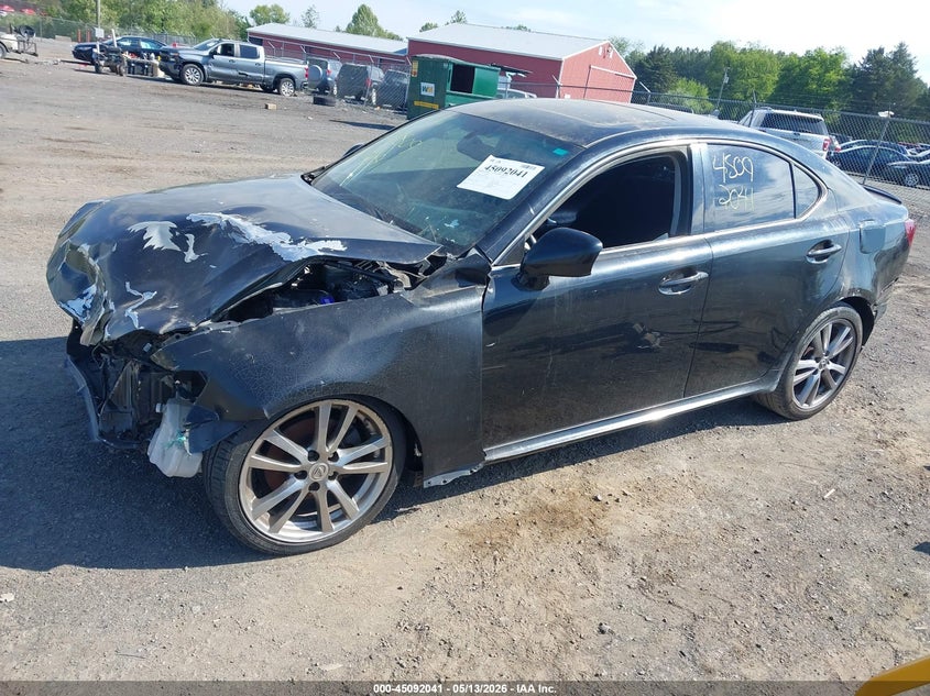 2008 Lexus Is VIN JTHBK262185052404 IAAI salvage auction — NORMAL WEAR, Clear (Virginia), sold $325 on 2026-07-14 (photo 2)