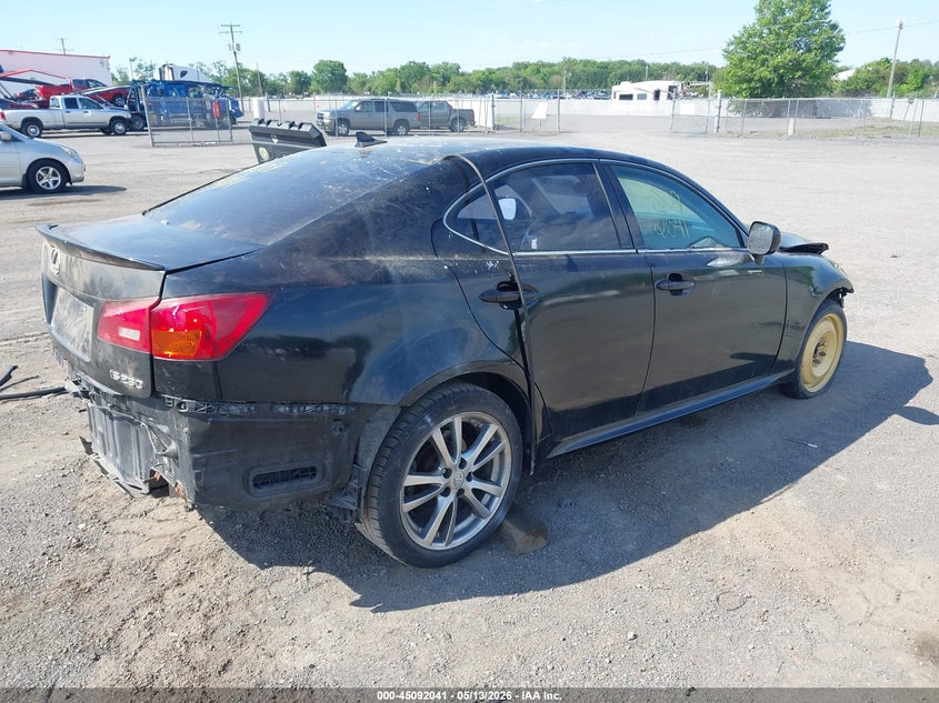2008 Lexus Is VIN JTHBK262185052404 IAAI salvage auction — NORMAL WEAR, Clear (Virginia), sold $325 on 2026-07-14 (photo 4)