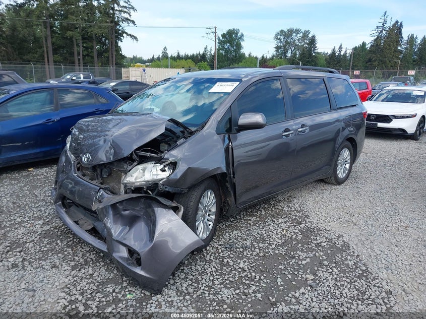 2015 Toyota Sienna VIN 5TDYK3DC7FS630252 IAAI salvage auction — FRONT END, Bill Of Sale (Washington), sold $2,450 on 2026-07-08 (photo 2)