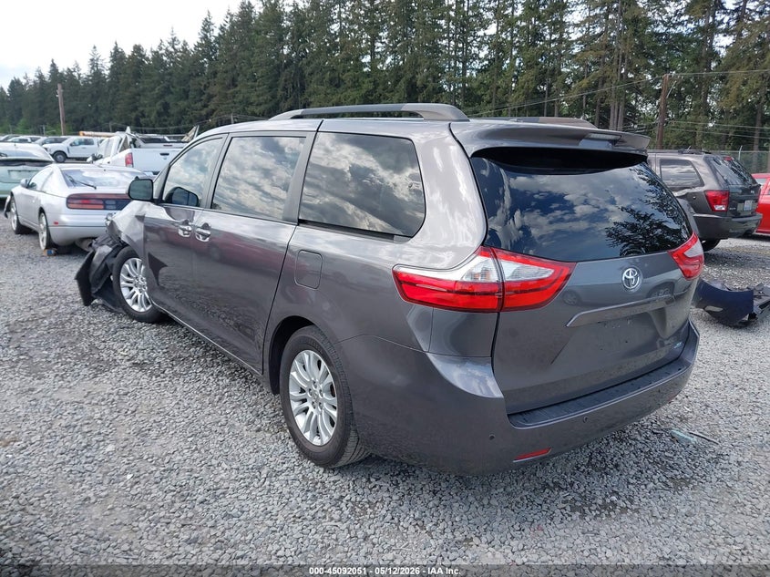 2015 Toyota Sienna VIN 5TDYK3DC7FS630252 IAAI salvage auction — FRONT END, Bill Of Sale (Washington), sold $2,450 on 2026-07-08 (photo 3)
