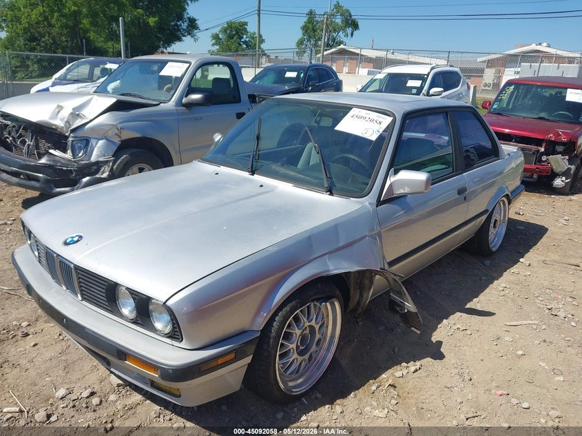 1991 BMW 3 series VIN WBAAF9312MEE74052 IAAI salvage auction — LEFT FRONT, Clear (Tennessee), sold $4,550 on 2026-08-20 (photo 6)