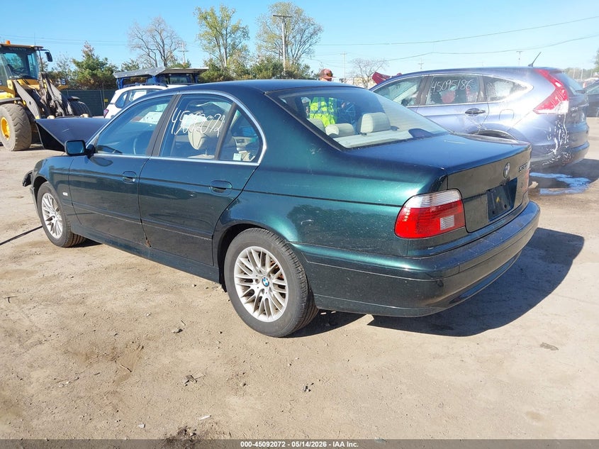 2003 BMW 5er VIN WBADT634X3CK28288 IAAI salvage auction — FRONT END, Clear (Indiana), sold $300 on 2026-07-07 (photo 3)