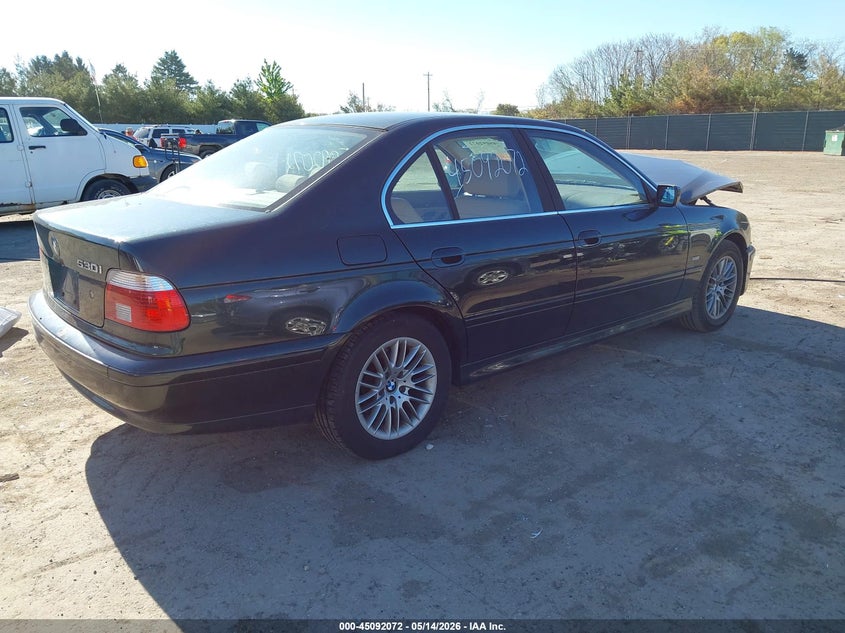 2003 BMW 5er VIN WBADT634X3CK28288 IAAI salvage auction — FRONT END, Clear (Indiana), sold $300 on 2026-07-07 (photo 4)
