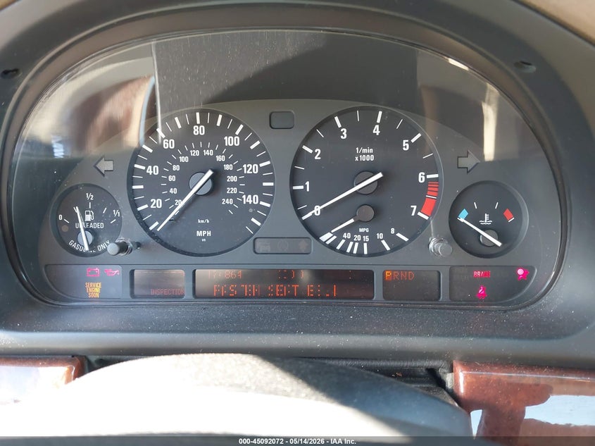 2003 BMW 5er VIN WBADT634X3CK28288 IAAI salvage auction — FRONT END, Clear (Indiana), sold $300 on 2026-07-07 (photo 7)