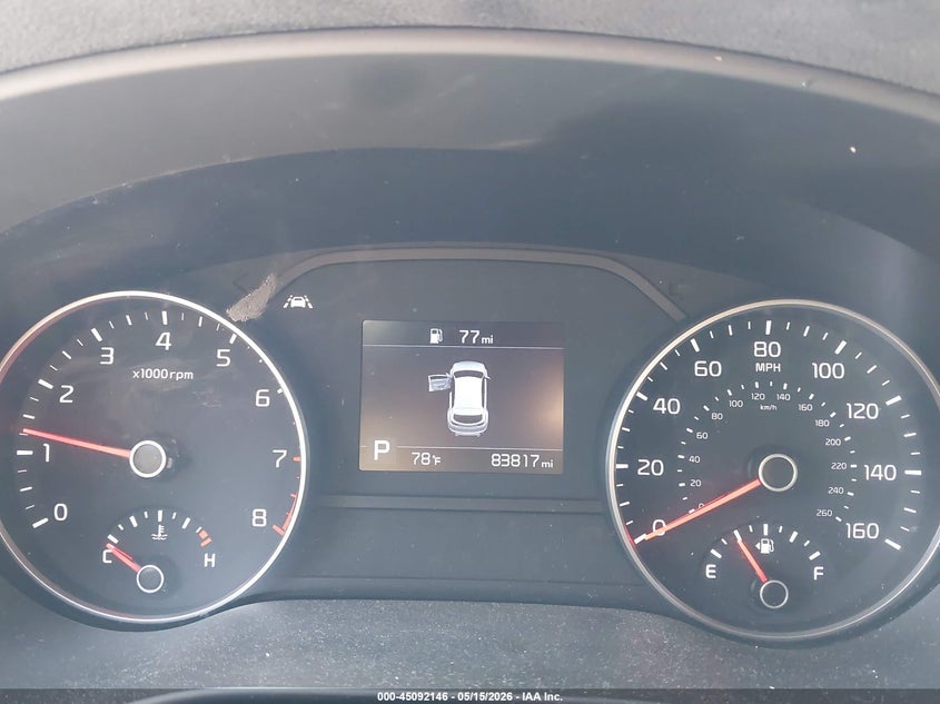 2021 Kia Sportage VIN KNDP6CAC9M7857678 IAAI salvage auction — HAIL, Salvage (Kansas), sold $5,825 on 2026-07-29 (photo 7)