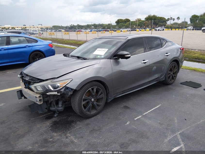 2016 Nissan Maxima VIN 1N4AA6AP0GC403894 IAAI salvage auction — FRONT END, Rebuildable (Florida), sold $1,400 on 2026-07-10 (photo 2)